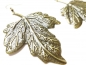 Preview: Blatt Ohrringe bronzefarben